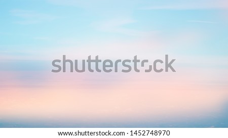 blurred colorful pastel of natural sky clouds landscape background with cloudscape for design  Royalty-Free Stock Photo #1452748970