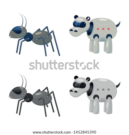 Isolated object of toy and science symbol. Collection of toy and toy vector icon for stock.