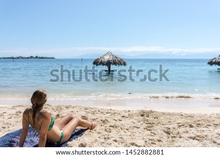 A picture perfect beach scene.