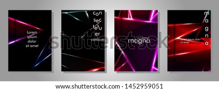 Minimal cover design. Triangular shape vector design background. Applicable for brochures, posters, covers ,banners ,etc 