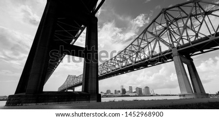 New Orleans Louisiana City Bridge