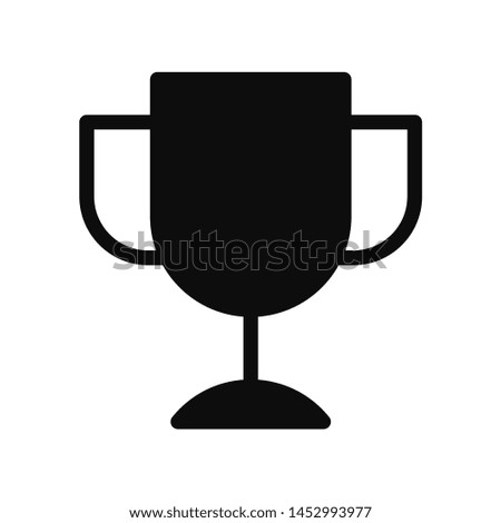 Trophy Cup Icon. Vector Illustration For Backgrounds, Logos, Stickers, Labels, Tags And Other Design.