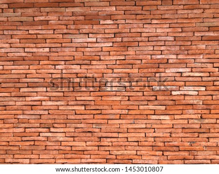 red brick wall texture grunge background with vignetted corners, Background of old vintage brick wall