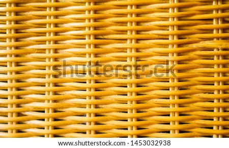Plastic striped woven texture background.
