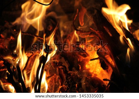 beautiful fire photo closeup warm