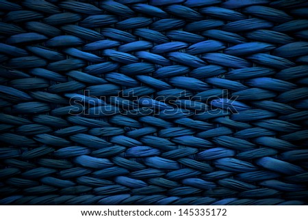blue wicker texture background