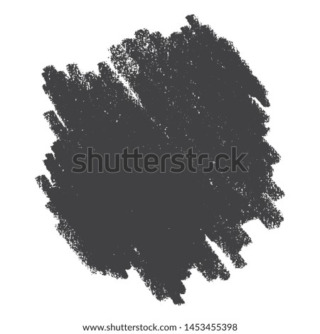 Hand made vector graphit brush stroke. Isolated on white background