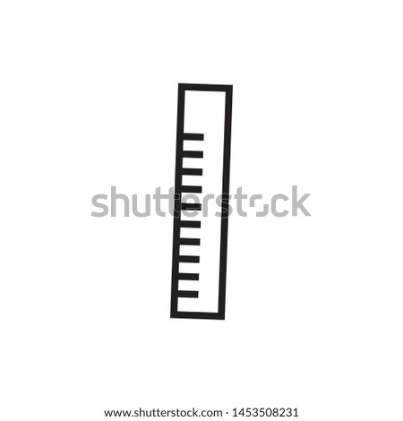 ruler icon vector illustration template