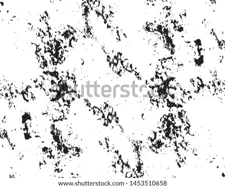 Grunge is black and white background. Abstract monochrome texture pattern of cracks, chips.