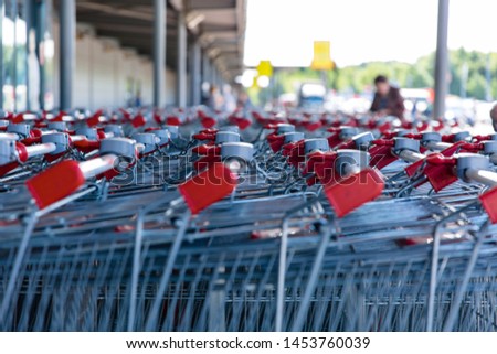 Shopping Trolleys - Supermarket Shopping Theme
