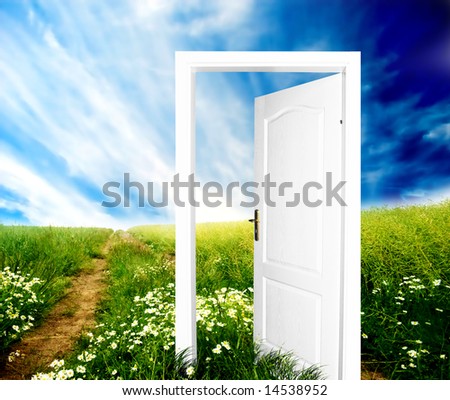 Door to new world. Colourful, bright, great quality.