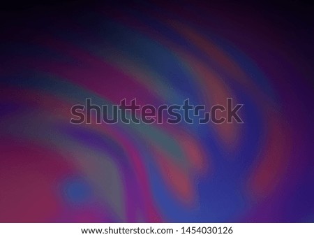Dark Purple vector blurred and colored template. Colorful abstract illustration with gradient. The elegant pattern for brand book.