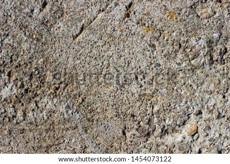 old concrete with coarse sand