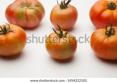 Healthy tomato and ecologically grown, healthy life requires healthy foods like tomatoes, which can be eaten as a fruit, raw, in salads, in juices, seasoned with oil and salt or cooked in stir-fry as 