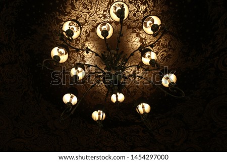 lamp interior decoration for lighting and shadow
