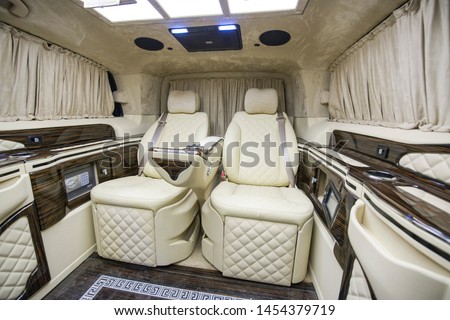 Luxury transportation interior design vip

