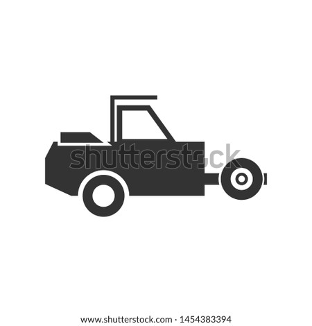 Dump truck icon. vector graphics. website icon