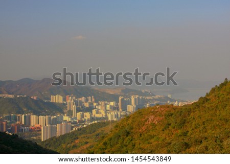 kowloon view at Maclehose Trail hong kong