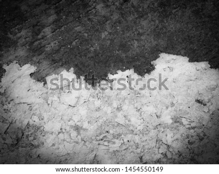 Black and white background of concrete road