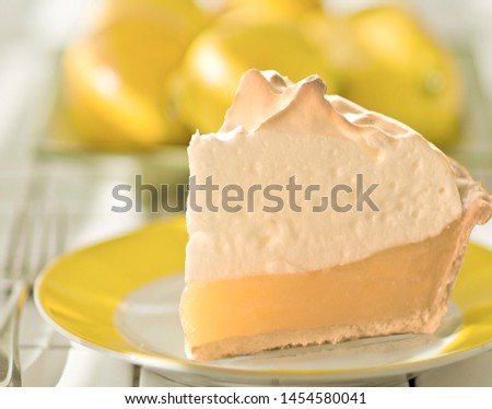 Zesty Lemon Meringue Pie Slice
