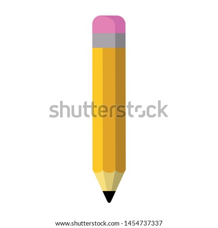 pencil write isolated icon - vector
