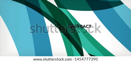 Colorful wave lines abstract background, color line for business or techno presentation. Vector shiny modern wallpaper with stripes
