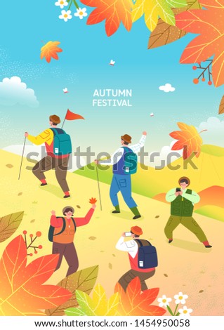 Autumn Travel and Festival Illustration