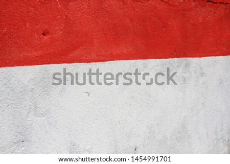 The background of the texture of the walls is rough, red and white