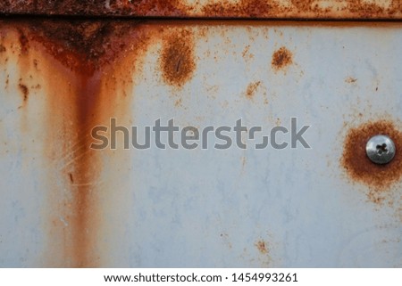 Corrosion of old iron rust, blue iron with rust,
background