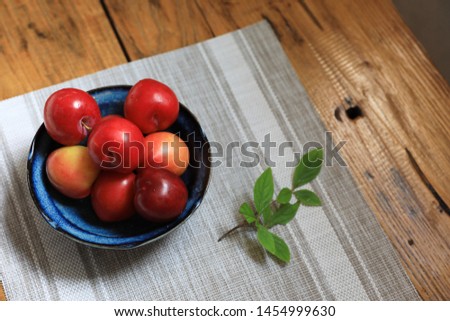 Collection of fresh fruit pictures in summer