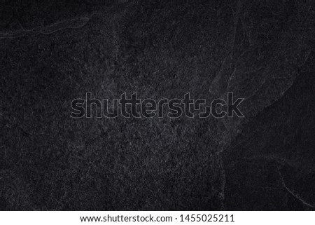 Dark grey black stone for background or natural black slate texture. pattern of stone background
