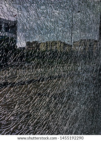 break glass texture background image