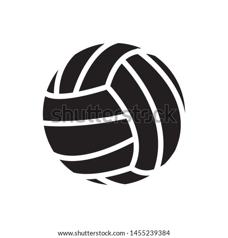 volleyball ball icon design template vector 