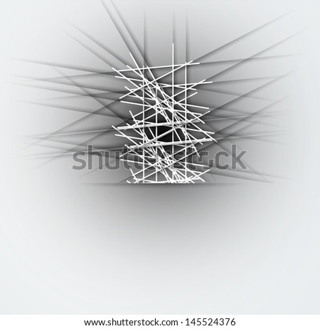 Abstract Futuristic Paper Graphics Business Background
