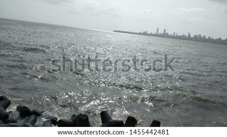Marine drive in mumbai city.