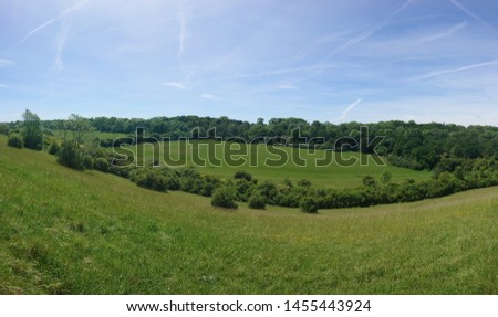 Pictures of Green Hills and Blue Skies