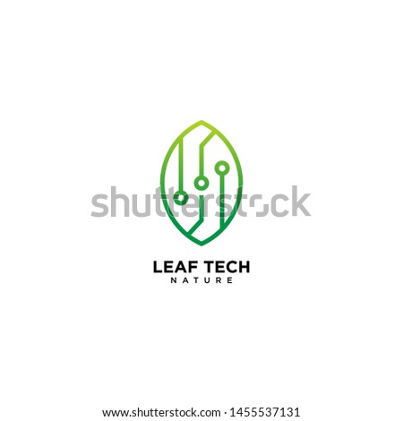 Green Leaf Technology Logo Design