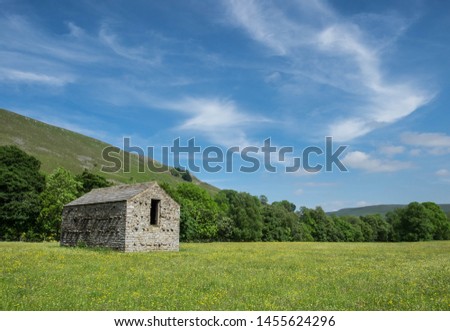 The Rolling Hills of the Yorkshire Dales in Swaledale