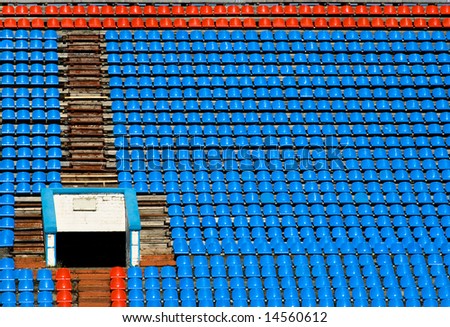 empty sport stadium background