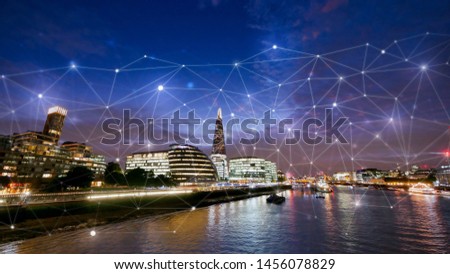 London office building for network and future concept 