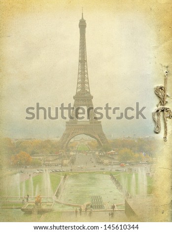 Paris- vintage style picture