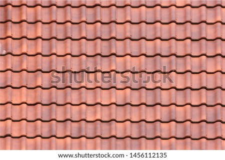 
Roof background in new red tiles Royalty-Free Stock Photo #1456112135