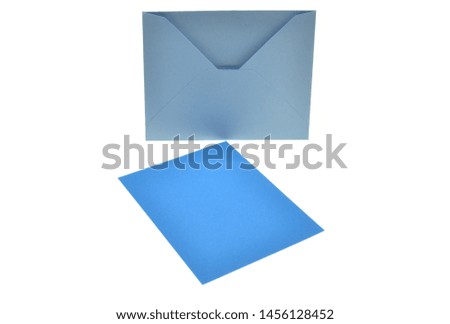 colored envelopes and note papers
