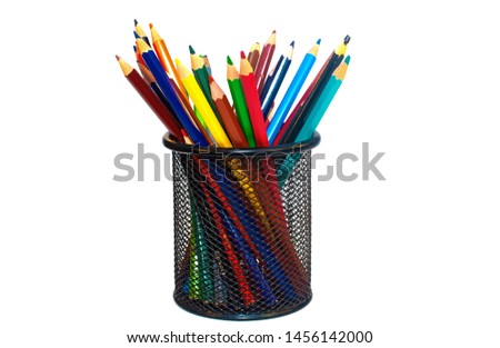 Pencils for drawing isolated on white