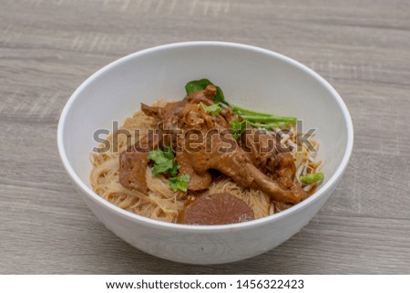 stewed duck noodle soup recipe