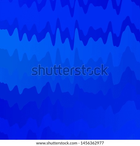 Light BLUE vector background with bows. Colorful illustration in abstract style with bent lines. Best design for your ad, poster, banner.