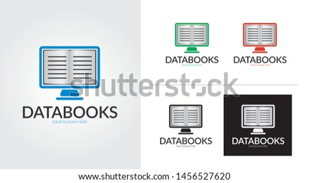 Data books creative and minimalist logo template Set