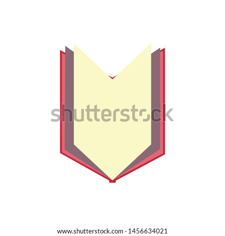 an open book vector illustration