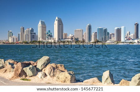 Downtown City of San Diego, California USA