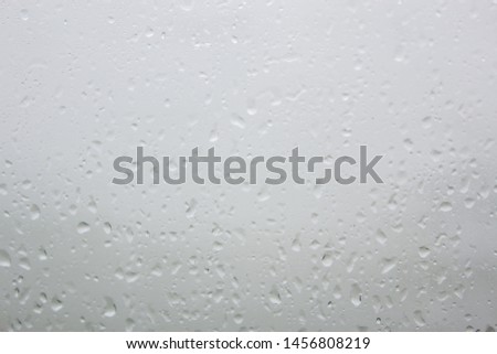 
drops of water on glass